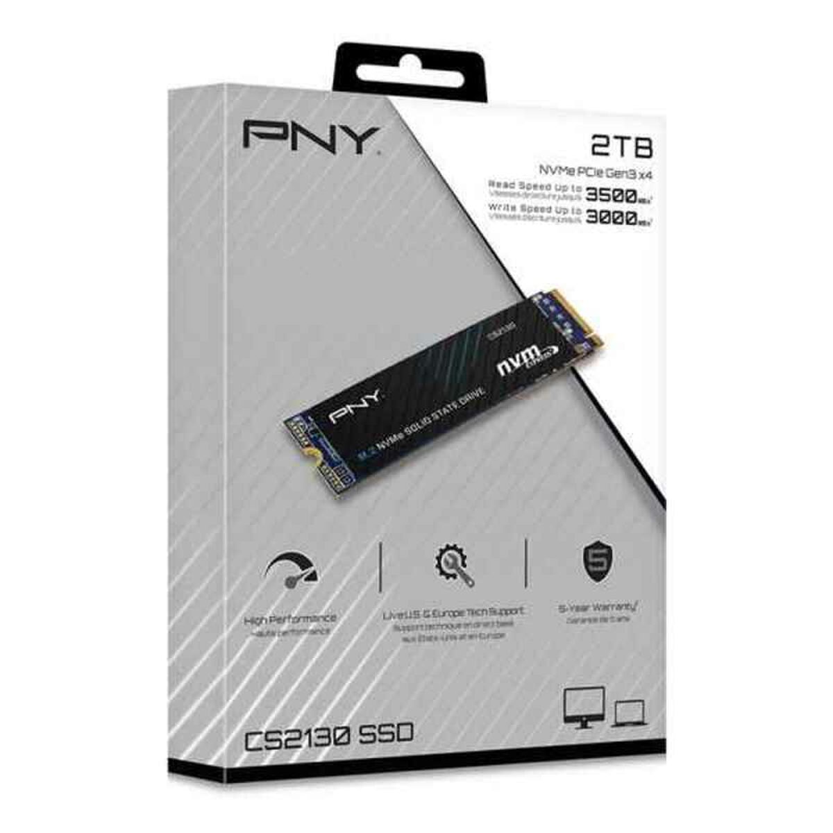 Harddisk PNY M280CS2130-2TB-RB 2 TB M.2 SSD 2 TB SSD